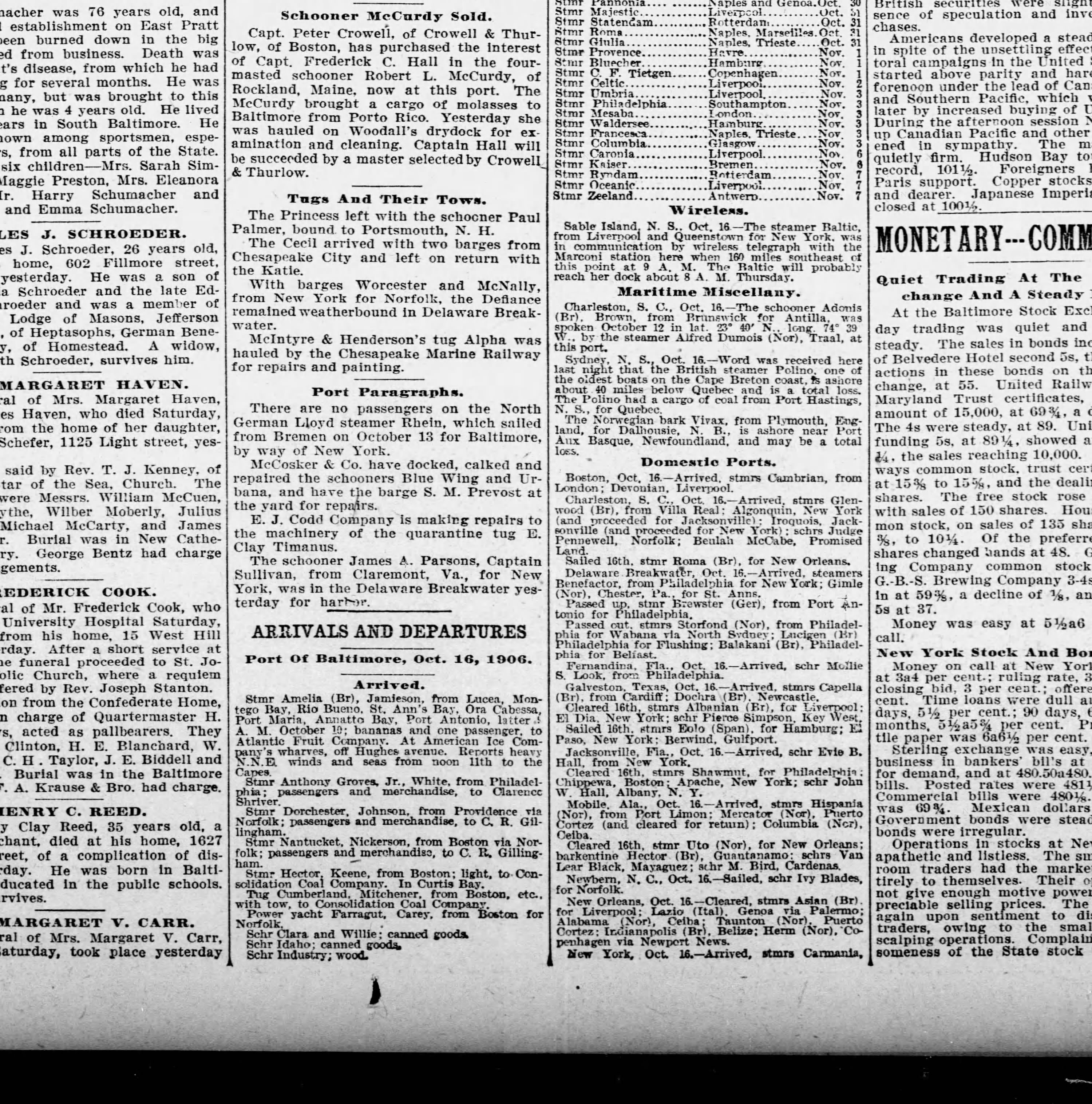 Blue Wing newspaper article